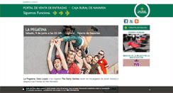 Desktop Screenshot of entradascajarural.com